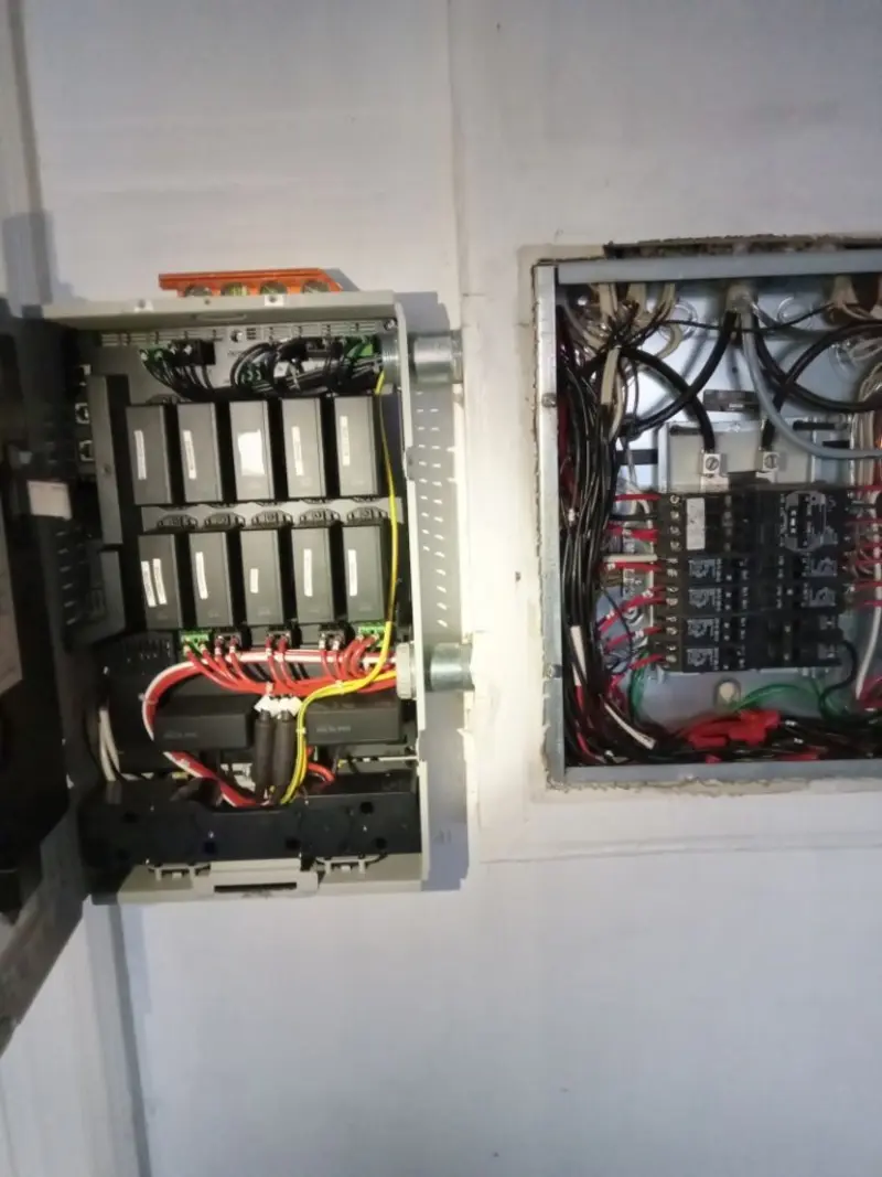 Electrical panel upgrade completed for Indoor Lighting Installation in Uvalde